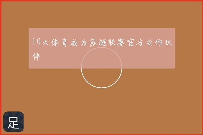 10大体育成为苏超联赛官方合作伙伴